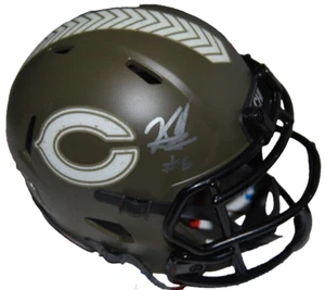 KYLER GORDON signed (CHICAGO BEARS Salute mini football helmet PSA/DNA AN42549 - Picture 1 of 2