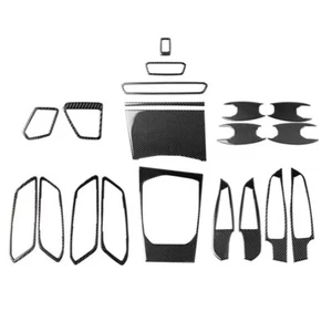 27Pcs For BMW 3 Series G20 Carbon Fiber Interior Cover Center Console trim - Picture 1 of 8