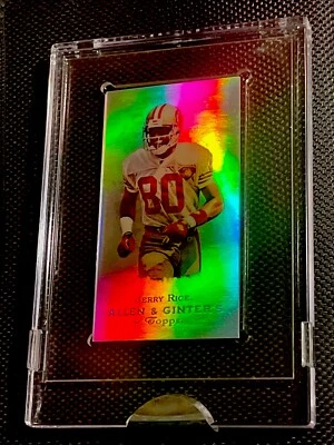 2009 JERRY RICE ETOPPS SUPER BOWL CHAMPIONS REFRACTOR A&G UNCIRCULATED 49ERS HOF - Image 1 of 4