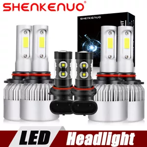 For Ford EXPEDITION 2003-2006 6000K 6X LED Headlight + Fog Light Bulbs Combo Kit - Picture 1 of 12