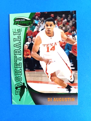 2009 PRESS PASS FUSION DJ AUGUSTIN #15 RC ROOKIE PARALLEL #19/25 TEXAS - Image 1 of 2