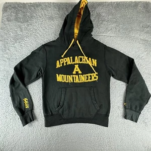 Appalachian State Mountaineers Hoodie Mens  Small Black Sweatshirt App Sweater - Picture 1 of 9