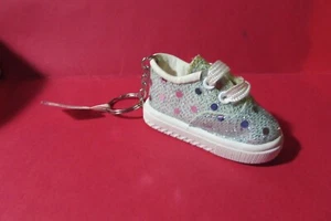 NEW/tags High Top Tennis Shoe with sparkles keychain - 3" x 1 1/2" - Picture 1 of 5