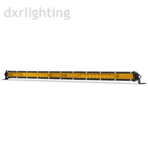 20inch Yellow LED Work Light Bar Flood Spot Combo Fog Lamp Offroad Driving Truck - Picture 1 of 11
