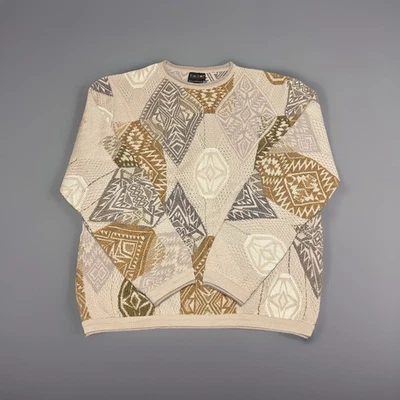 Rare Vintage 2000s 100% Authentic Coogi Sweater Gray & Lavender Sz Large - Image 1 of 4