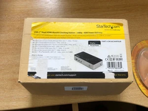 Estación de Acoplamiento para Monitor HDMI Doble USB-C StarTech -1080P- 60w USB-C. DK30CHHPDUK - Imagen 1 de 4