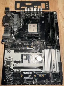 CPU + Motherboard + RAM Combo: ASRock AB350 Pro4 + Ryzen 5 5500 + 8 GB - Picture 1 of 24