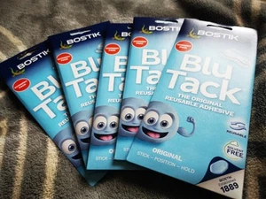 Bostik Blu Tack Economy Pack The Original Reusable Adhesive X 5 - Picture 1 of 1