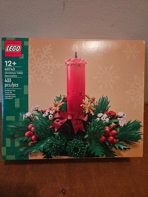 Lego 40743 Christmas Candle Holly Table Decoration Gift 433 pieces - NEW SEALED - Image 1 of 2