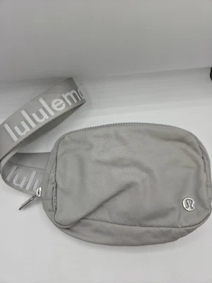 LULULEMON Everywhere Belt Bag Silver Drop/White Wordmark   - Image 1 of 4