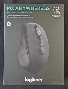 Logitech MX Anywhere 3S Compact Wireless Performance Mouse - Black - BRAND NEW! - Picture 1 of 4