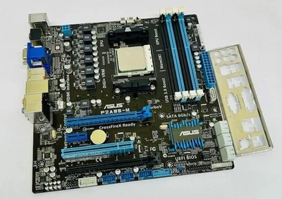 Asus F2A85-M REV 1.02 Socket FM2+ DDR3 Motherboard, AMD CPU & I/O Shield - Image 1 of 4