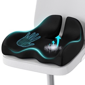 Extra großes Memory Sitzkissen für Bürostuhl Druckentlastung Ischias & T... - Bild 1 von 6