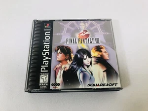 Final Fantasy VIII 8 Black Label Playstation One Ps1 CIB Tested Working - Picture 1 of 20