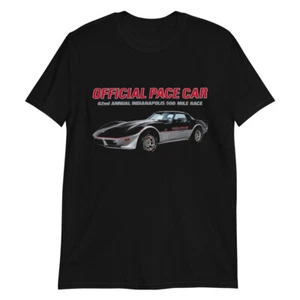 1978 Vette C3 Indianapolis 500 Pace Car Kurzarm T-Shirt - Bild 1 von 7