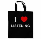 I Love Listening - Cotton Tote Bag | Choice of Colour