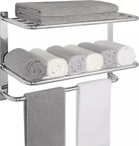 Towel Rack for Bathroom, 22 Inch Tower Holder with Tower Bars, SUS 304 Stainless - Picture 1 of 7