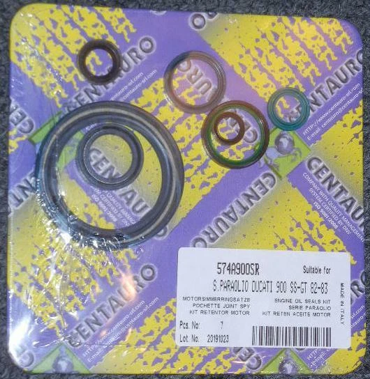 Juego de juntas de aceite de motor de accionamiento cónico Ducati 900SS 900SD GT 900cc 1982-83 574A900SR Foto 1 de 1