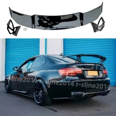 Universal Gloss Rear Trunk Spoiler Lip Wing For BMW E92 Coupe 328i 335i M3 07-13 - Image 1 of 4