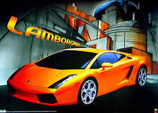 LAMBORGHINI GALLARDO STREETSCAPE Premium Sportscar 18x24 Wall POSTER