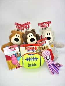 KONG Hundespielzeug Wild Knots Bären Bärchen Plüsch Ball Kauspielzeug Katze - Bild 1 von 9