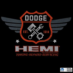 Dodge Hemi T-Shirt Chargeur Challenger Mopar Ram American Muscle Voiture US *0014 bl - Photo 1/3