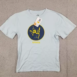 Crocs I Love You Hand Sign Language ILY Kids Size S Youth Short Sleeve T Shirt - Picture 1 of 6