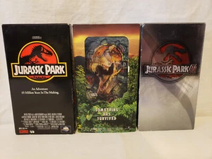 VHS Jurassic Park Jurassic World Trilogie 3er Set - Bild 1 von 9