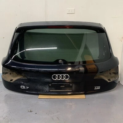 2007-2015 AUDI Q7 REAR DOOR TRUNK LID HATCH LIFTGATE TAILGATE ORCA BLACK OEM - Image 1 of 4