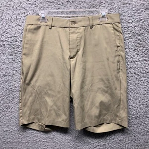 Nike Golf Shorts Mens 30 Khaki Chino Flat Front Outdoor Athletic Stretch - Picture 1 of 9