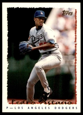 1995 TOPPS #589 PEDRO ASTACIO LOS ANGELES DODGERS - Image 1 of 2