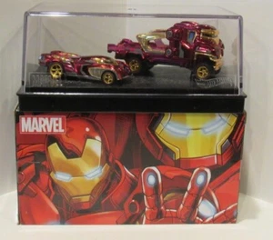 Hot Wheels Iron Man & Hulkbuster Marvel RLC/HWC 2017 SDCC 2 Car Set #2833/4000 - Picture 1 of 6