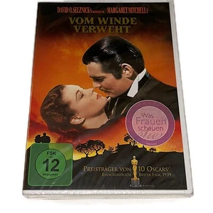 Neu Vom Winde verweht DVD Spielfilm Vivien Leigh Clark Gable Was Frauen Schauen - Picture 1 of 4