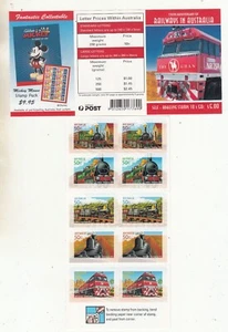 2004 Railways in Australia S/A stamp Booklet MUN/MNH. - Picture 1 of 1