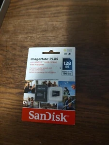 SanDisk ImageMate Plus MicroSDXC UHS-I Card With Adapter (128GB) - Picture 1 of 2