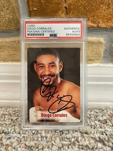 Tarjeta de radiocontrol de novato Brown’s Boxing 2001 firmada por Diego Corrales #24 PSA - Imagen 1 de 2
