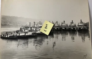 Steamboats of the Shaver Transportation Co / Portland OR Photo 14X10 - Picture 1 of 6