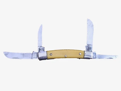 VINTAGE OWL HEAD 4 BLADE POCKET KNIFE MADE MUNICH GERMANY GOOD CONDITION - Image 1 of 4