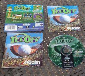 Tee Off  Sega Dreamcast EURO PAL English Complete but no box