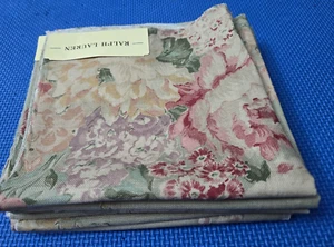 Ralph Lauren Fabric Napkins 25x26" (1 Pc), 16.5x16.5" (8 Pcs) Angela Floral Sage - Picture 1 of 9