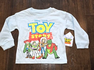 Walt Disney Pixar Toy Story T-Shirt Buzz T-Rex Woody Sz 12 18 Months 2T New NWT - Picture 1 of 7