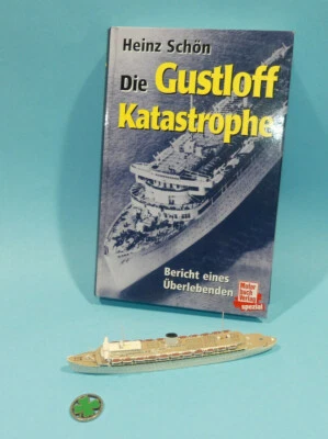 Modellschiff Metall 1:1250 Wiking Modell "Gustloff" mit Buch Die Gustloff Katas. - Bild 1 von 4
