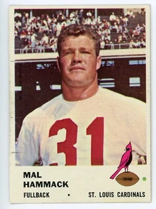 1961 Fleer Mal Hammack #20 Cardinals Ex - Picture 1 of 1