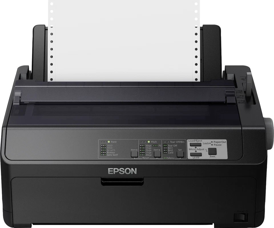 Epson FX-890II N Narrow Carriage 9-pin High Volume LAN / USB Dot Matrix Printer - Image 1 of 4
