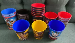 17 Character Plastic Drinking Tumblers Cups, Sold in Sets, Cars, Disney, Ninjago - Picture 1 of 9