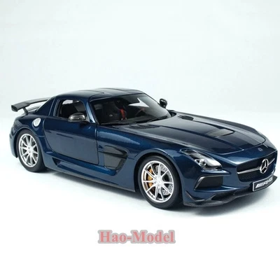 minichamps 1/18 Benz SLS Black Series AMG Car Metal Diecast Model Car Toys Gifts - Image 1 of 4