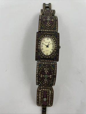 RELOJ HEIDI DAUS IMPRESIONANTE Y HERMOSO (B6518) EXCELENTE CON BATERÍA Y GARANTIZADO Foto 1 de 4
