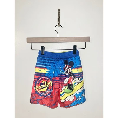 Bañador Disney Niños Mickey Mouse Surf Boarding Rojo Azul | Talla 2T Foto 1 de 4