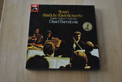 AB MOZART SÄMTLICHE KLAVIERKONZERTE ENGLISH CHAMBER BARENBOIM 12-LP-BOX - Bild 1 von 2