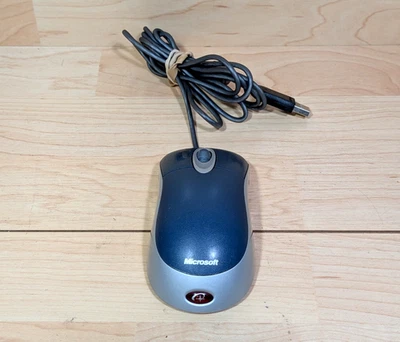Microsoft Optical Mouse Blue USB and PS/2 Compatible Model X08-72983 Tested - Image 1 of 4